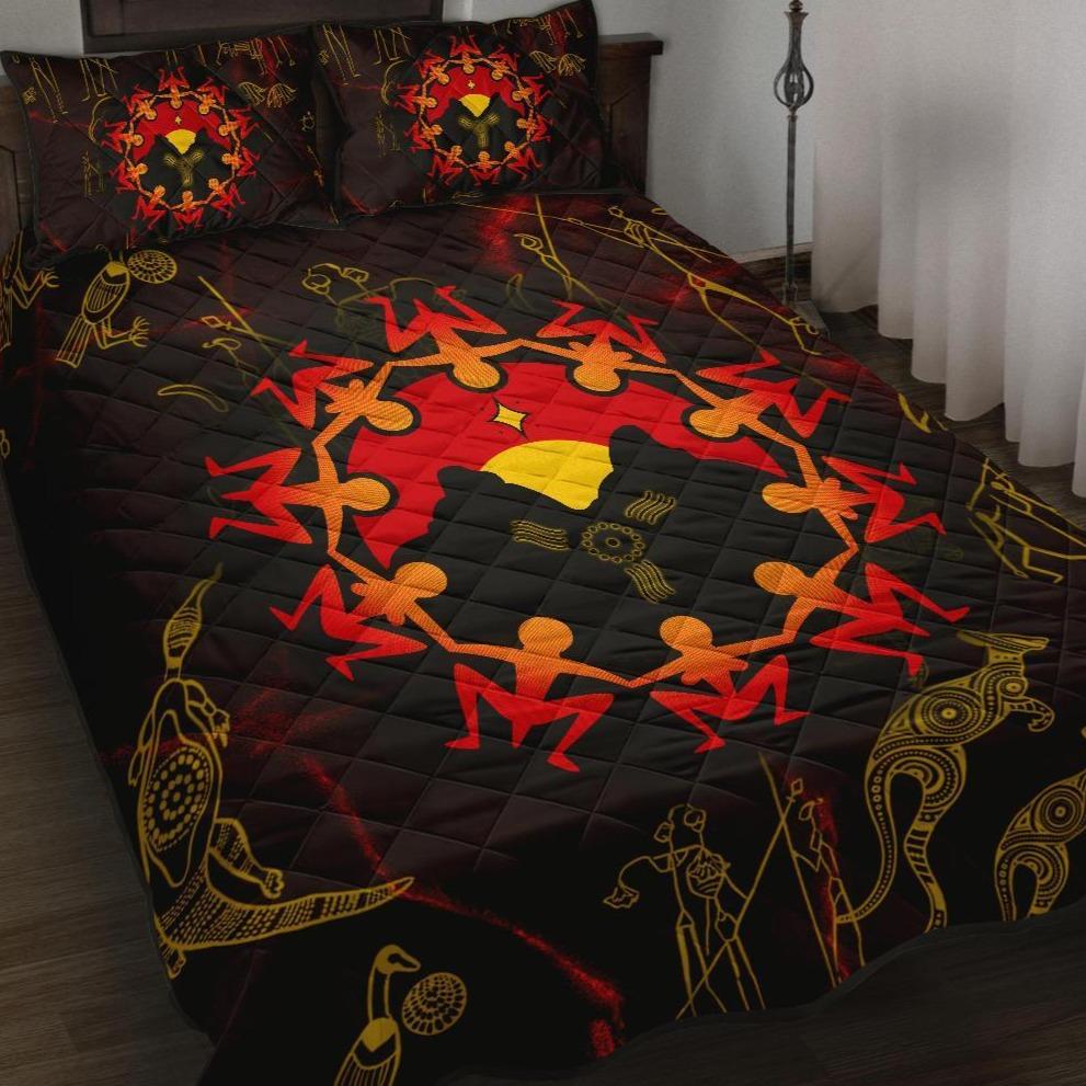 aboriginal-quilt-bed-set-australia-map-and-indigenous-flag