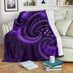 new-zealand-maori-mangopare-premium-blanket-polynesian-purple