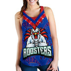Sydney Roosters Indigenous Anzac Women Racerback Tank Prairie Style - Vibe Hoodie