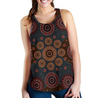 Racerback Tank - Aboriginal Dot Painting Tank Top Ver02 - Women - Vibe Hoodie