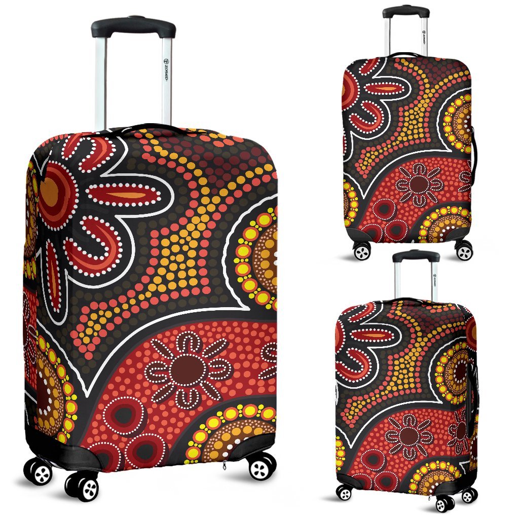 aboriginal-luggage-covers-indigenous-circle-dot-painting-style-1