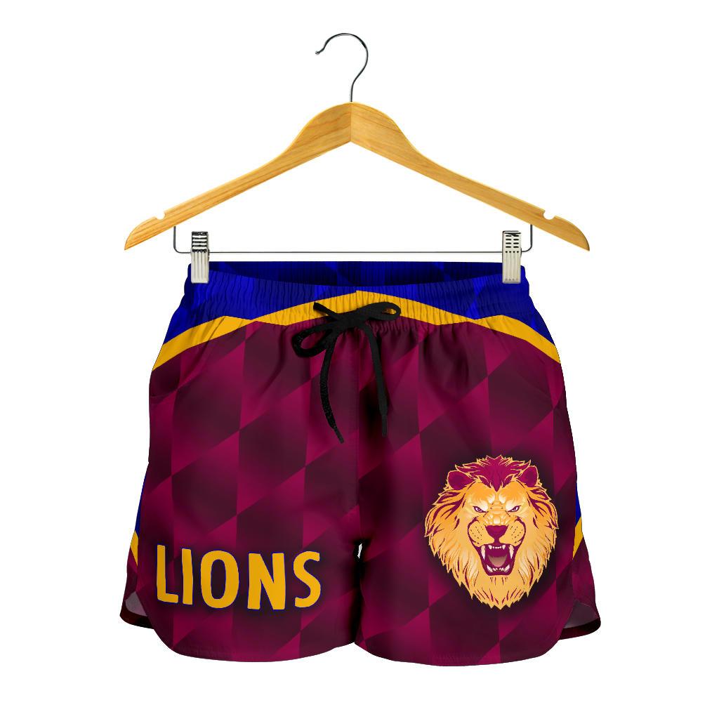 Brisbane Lions Women Shorts Powerful - Vibe Hoodie