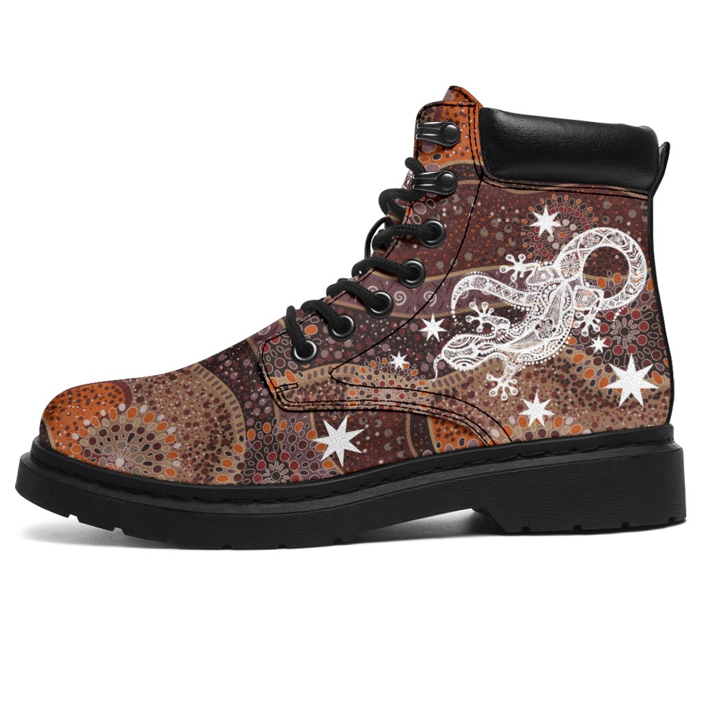 aboriginal-boots-lizard-patterns-circle-dot-painting-all-season-1