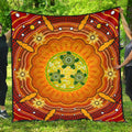 aboriginal-premium-quilt-turtle-circle-dot-painting-art