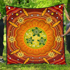aboriginal-premium-quilt-turtle-circle-dot-painting-art