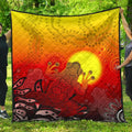 aboriginal-premium-quilt-indigenous-frog-red