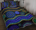 quilt-bed-set-aboriginal-dot-unique-style-blue