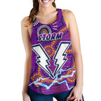 Storm Women Racerback Tank Melbourne Indigenous Thunder - Vibe Hoodie