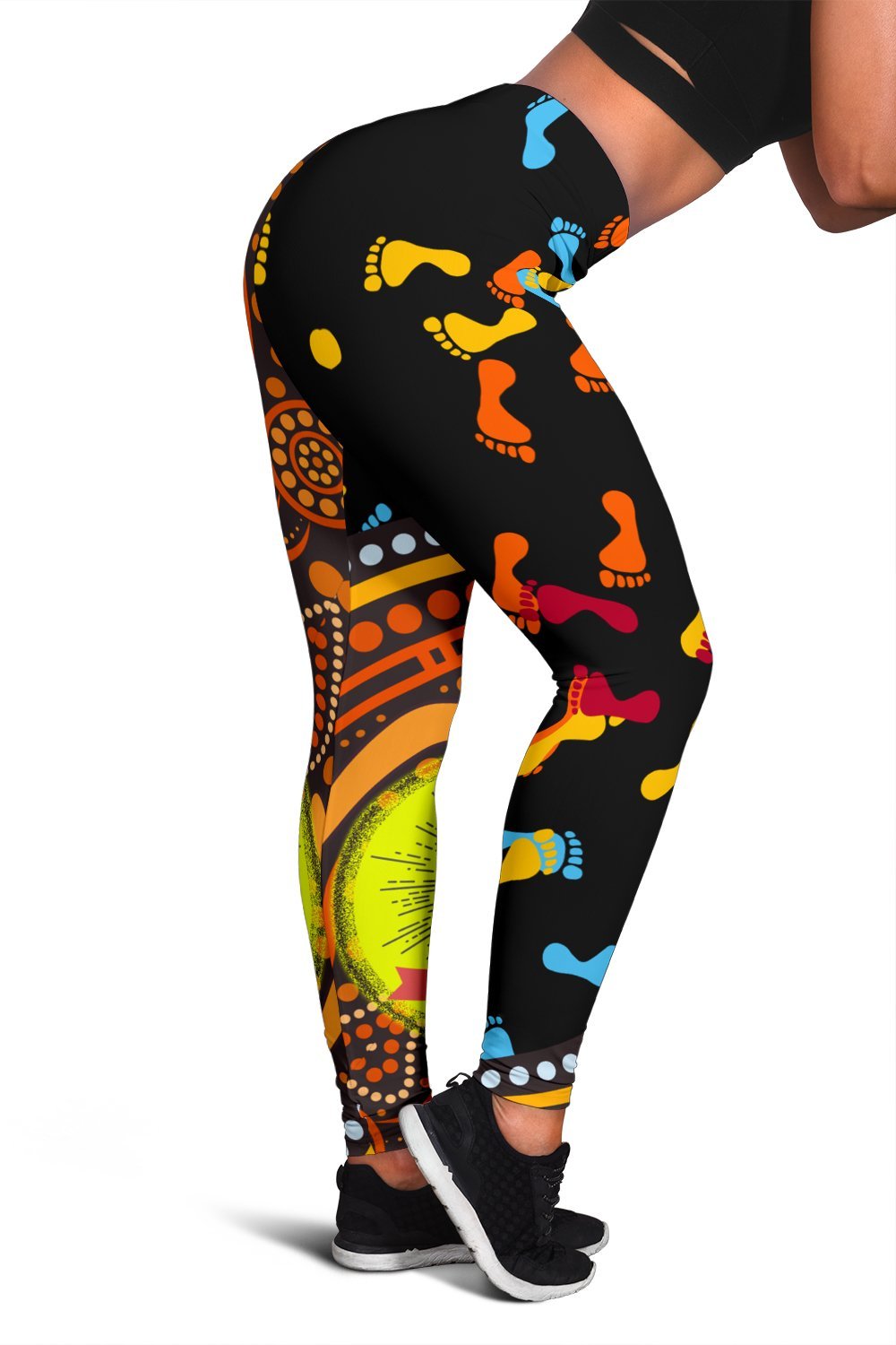 leggings-aboriginal-style-flag-dot-painting