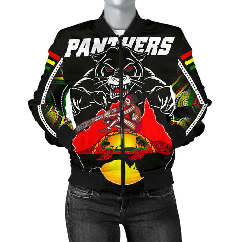 panthers-bomber-jacket-for-women-special-map