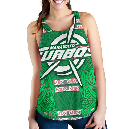 Manawatu Turbos Women Racerback Tank Maori Vibes - Vibe Hoodie