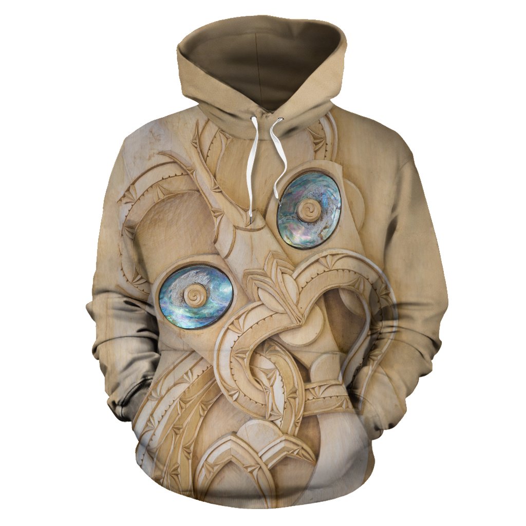 new-zealand-maori-hoodie-tiki-with-paua-shell-eyes-pullover-hoodie