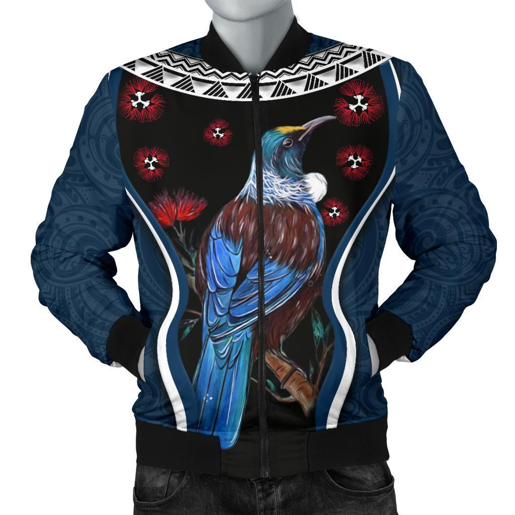 new-zealand-tui-bird-men-bomber-jacket-pohutukawa-navy