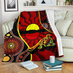 premium-blanket-australia-aboriginal-dots-with-didgeridoo