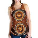 Racerback Tank - Aboriginal Dot Painting Tank Top Ver10 - Women - Vibe Hoodie