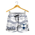 Geelong Women Shorts Cats Indigenous - White - Vibe Hoodie
