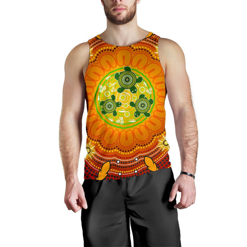 aboriginal-mens-tank-top-turtle-circle-dot-painting-art