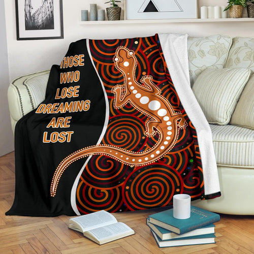 aboriginal-premium-blanket-indigenous-lizard-dreaming