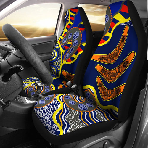 aboriginal-car-seat-covers-australian-boomerang-dot-painting-art