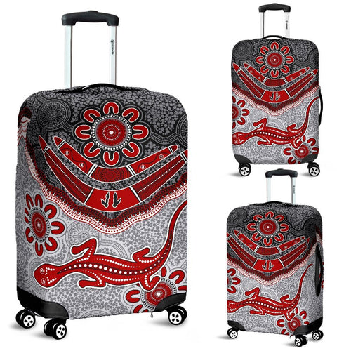 aboriginal-luggage-covers-indigenous-boomerang-and-lizard-art