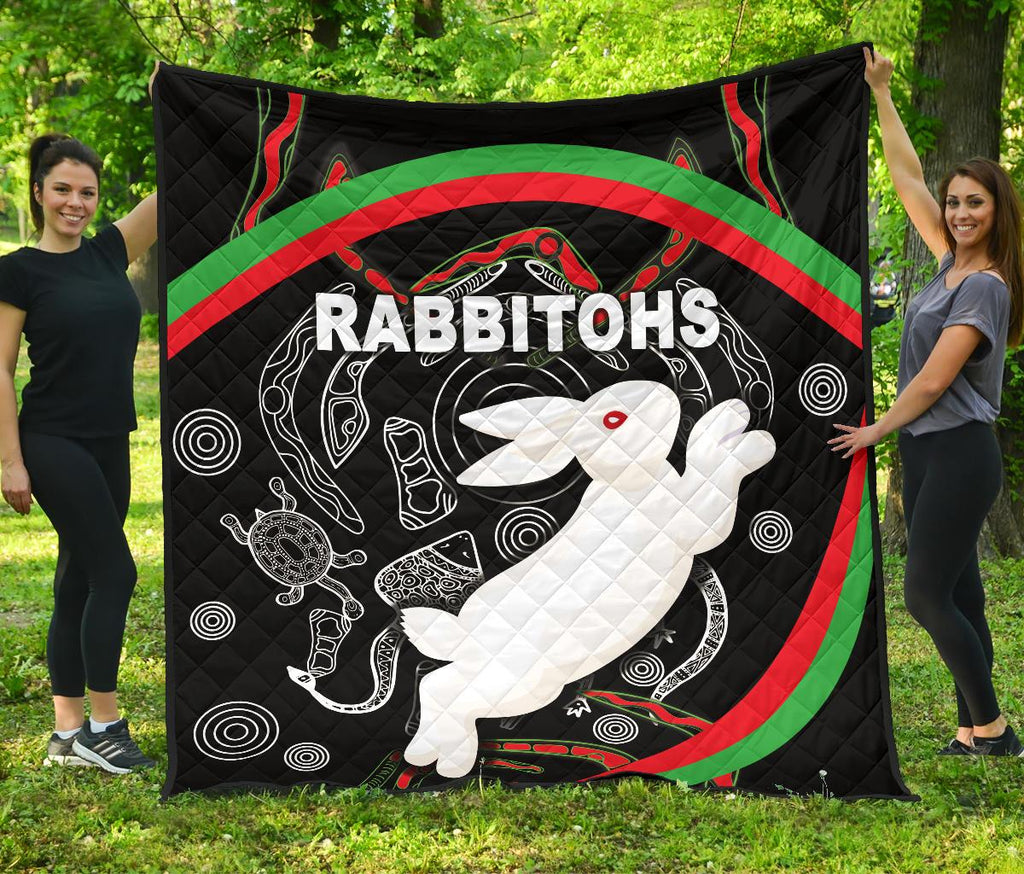 rabbitohs-premium-quilt-indigenous-mystery-vibes