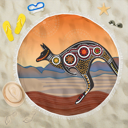 beach-blanket-kangaroo-blanket-aboriginal-dot-painting-59-x-59-inches-1