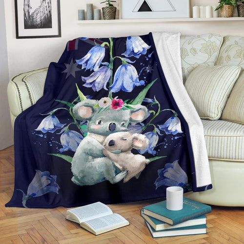 premium-blanket-koala-blanket-royal-bluebell-flower