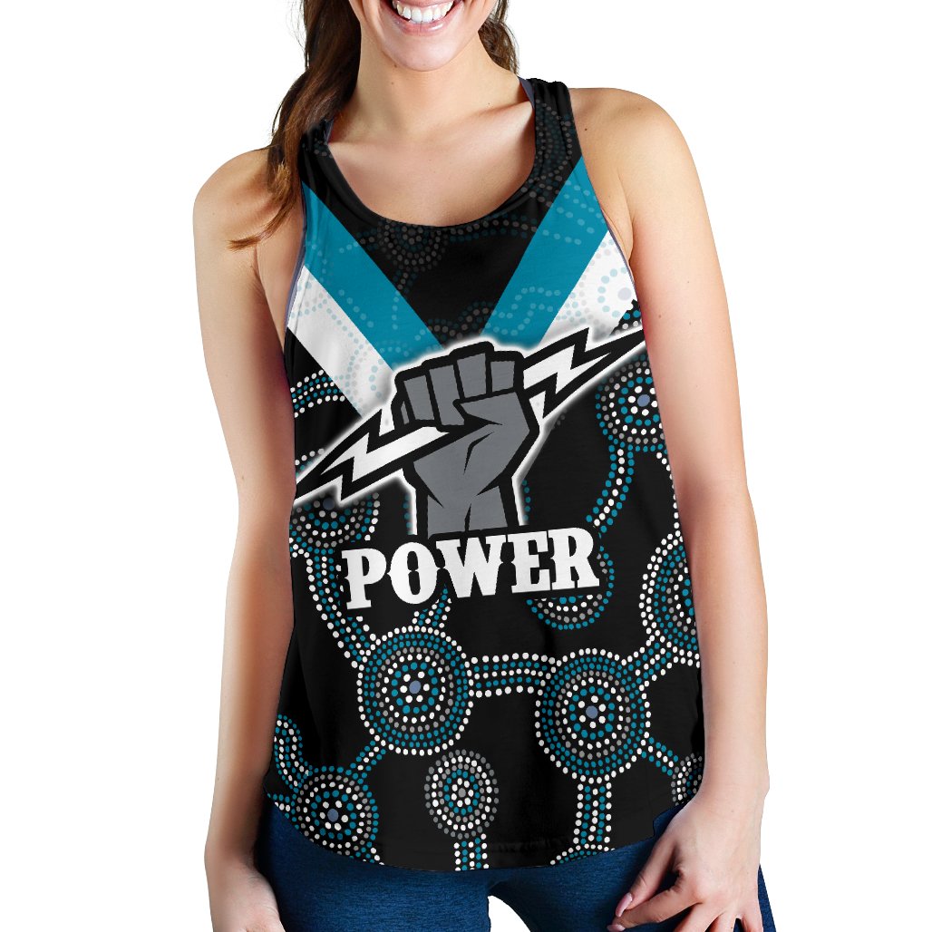 Port Adelaide Women Racerback Tank Power - Vibe Hoodie