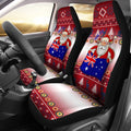 christmas-personalised-car-seat-covers-australia-santa-claus-hold-the-flag-red