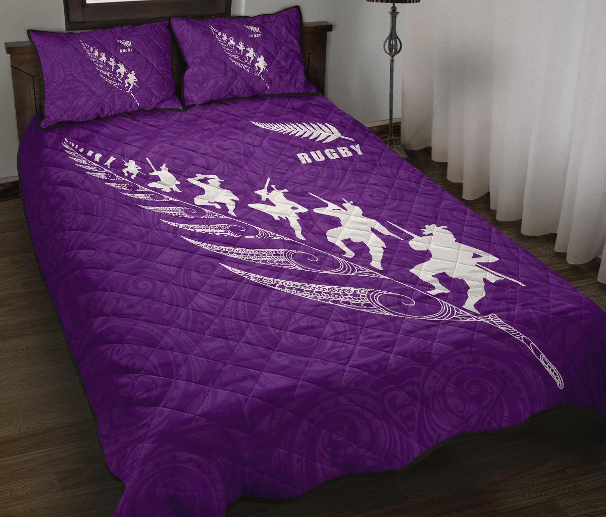 quilt-bed-set-nz-rugby-haka-violet