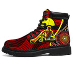 all-season-boots-australia-aboriginal-dots-with-didgeridoo