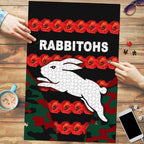south-sydney-rabbitohs-premium-wood-jigsaw-puzzle-anzac-day-poppy-flower-vibes