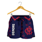 combo-racerback-tank-and-women-short-melbourne-demons-indigenous-football