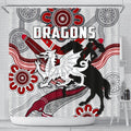 dragons-shower-curtain-st-george-indigenous-white