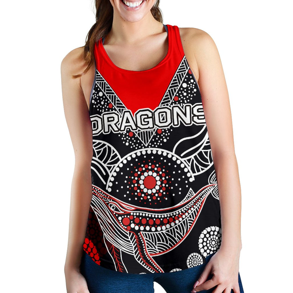 St. George Illawarra Dragons Women Racerback Tank Aboriginal