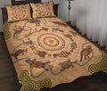 aboriginal-quilt-cover-set-kangaroo-turtle-circle-pattern-dot-painting