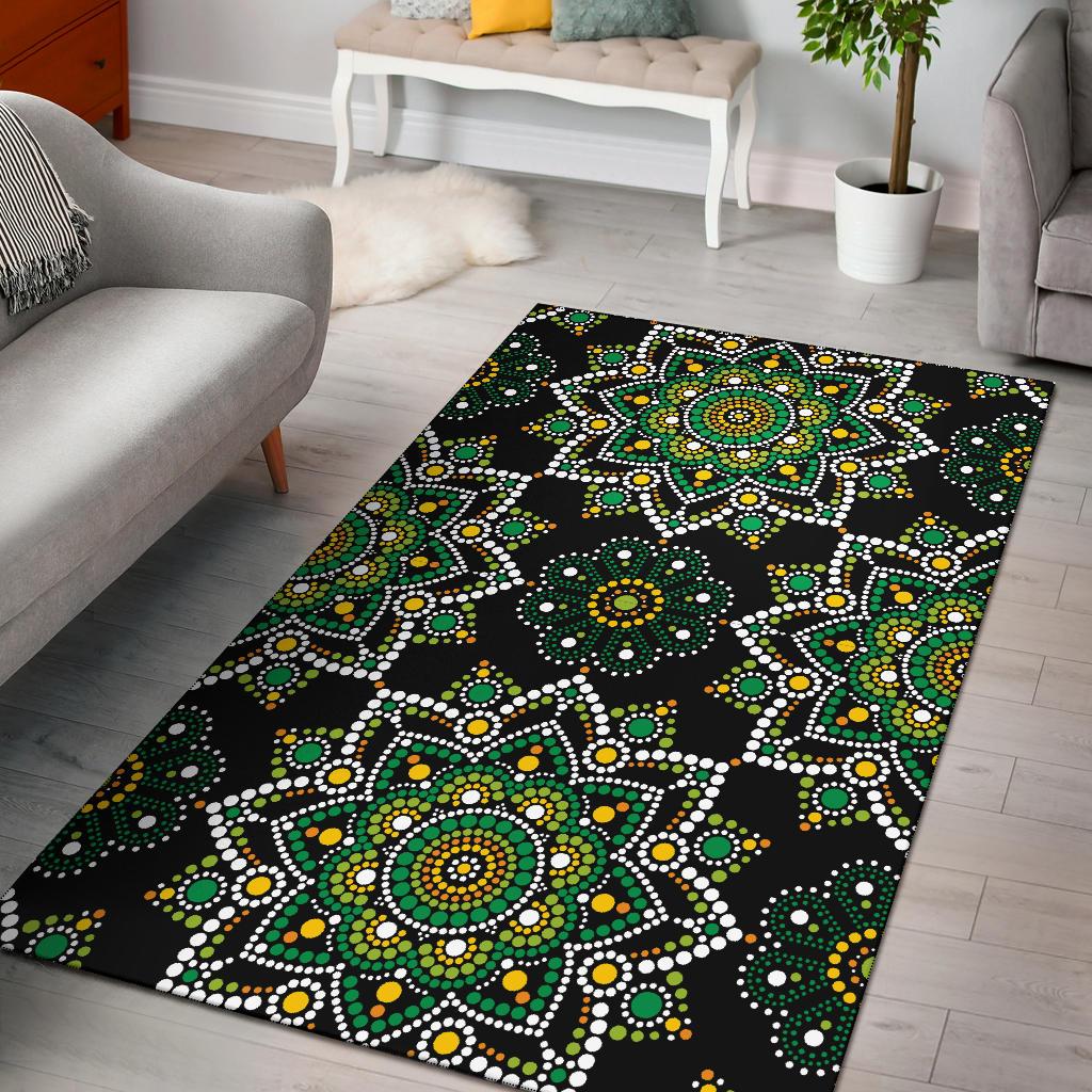 area-rug-aboriginal-dot-painting-rug-mandala