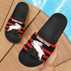 south-sydney-rabbitohs-slide-sandals-anzac-day-poppy-flower-vibes
