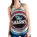 Sharks Rugby Women Racerback Tank Cronulla Sutherland - Vibe Hoodie