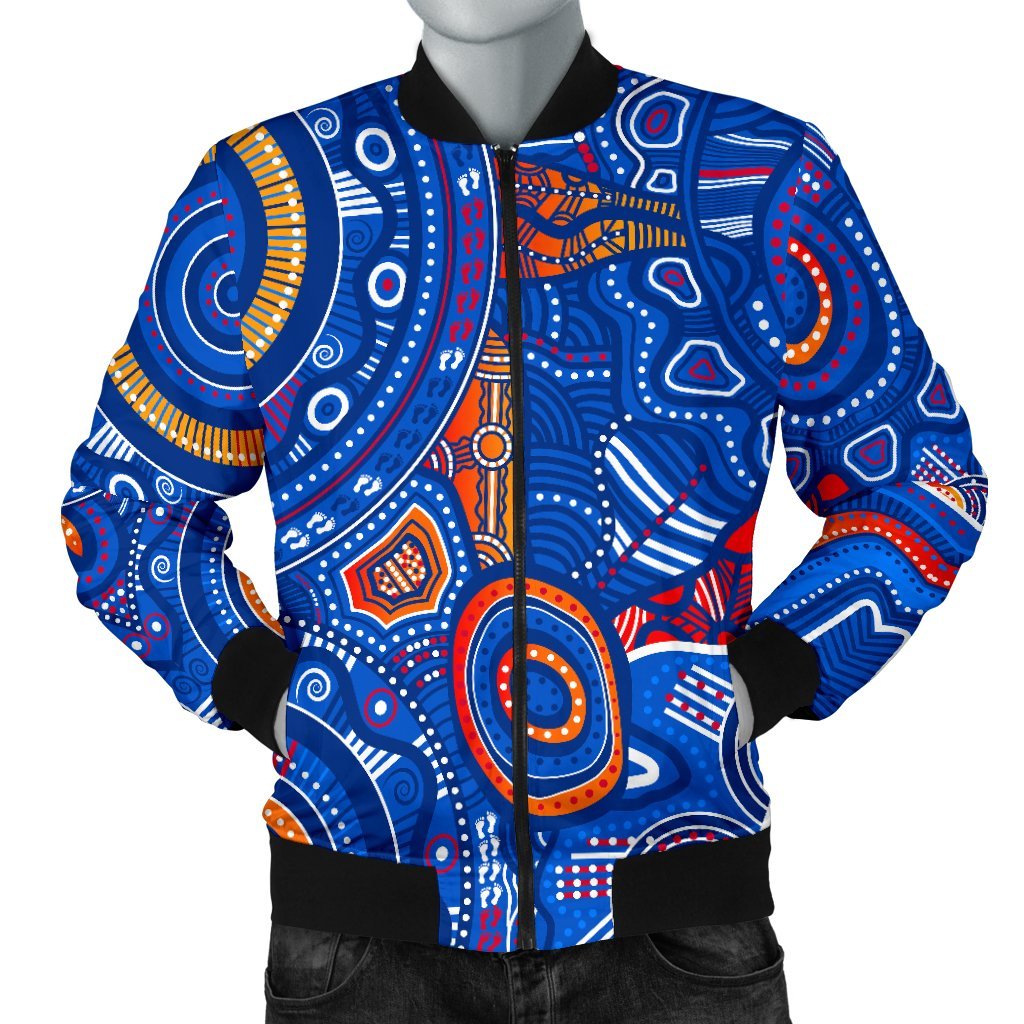 aboriginal-mens-bomber-jacket-indigenous-footprint-patterns-blue-color