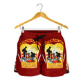 Anzac All Over Print Women's Shorts - Lest We Forget Aboriginal Version - Vibe Hoodie