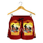 Anzac All Over Print Women's Shorts - Lest We Forget Aboriginal Version - Vibe Hoodie
