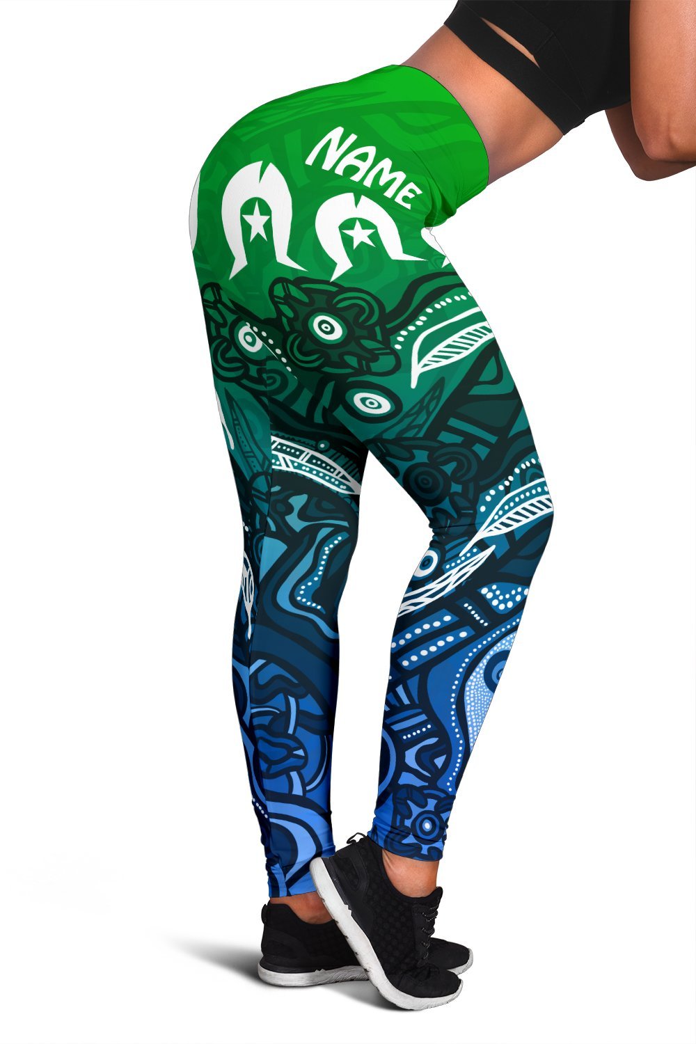 custom-torres-strait-islands-leggings-blue