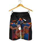 aboriginal-mens-shorts-australian-boomerang-and-snake-indigenous-art