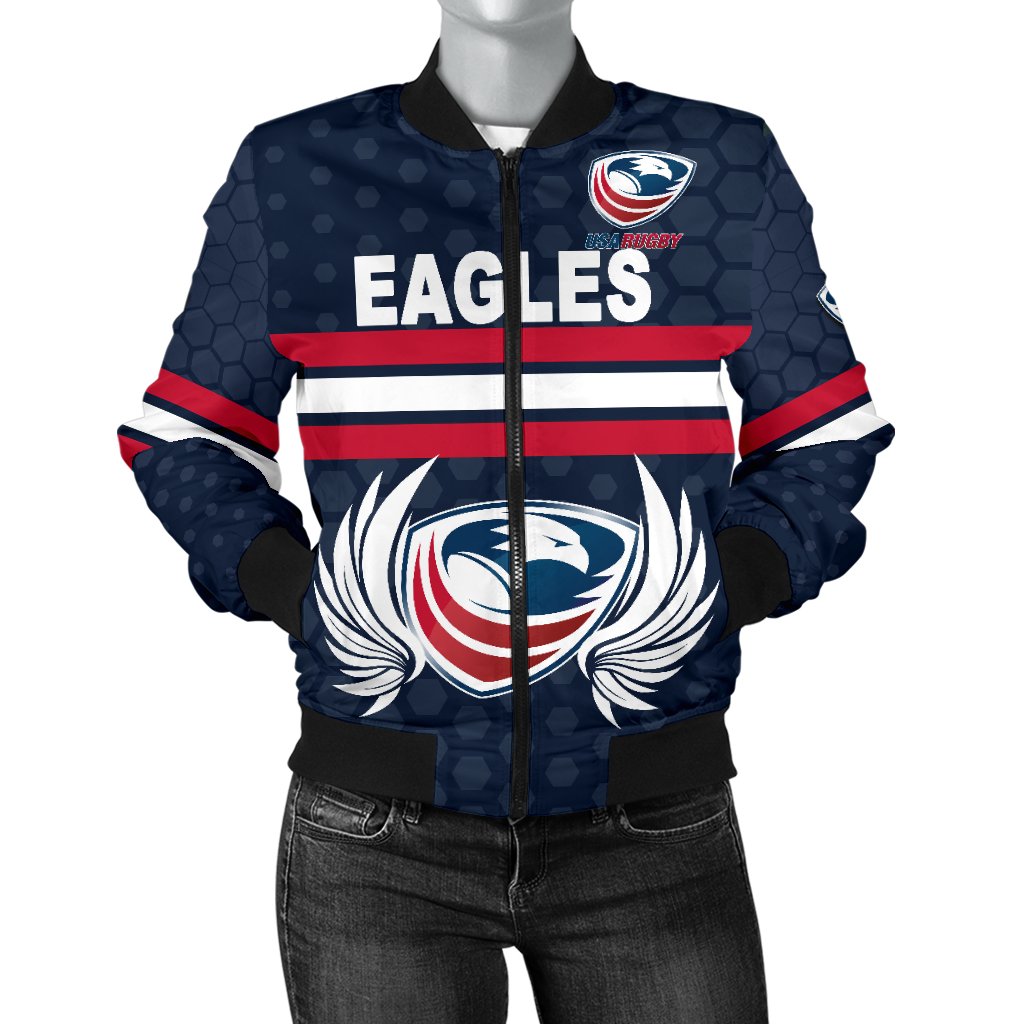 usa-rugby-womens-bomber-jacket-eagles-simple-style-full-navy