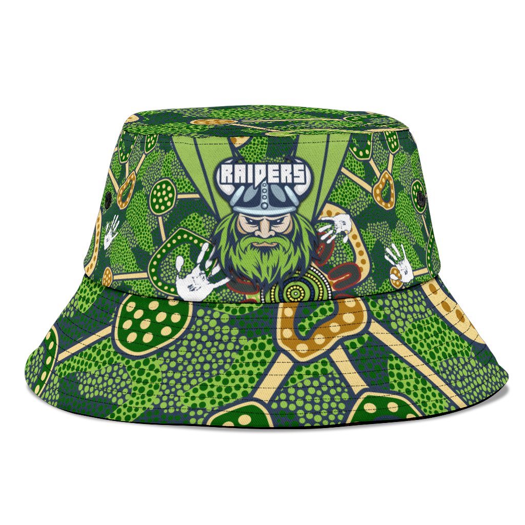 custom-personalised-raiders-bucket-hat-canberra-indigenous