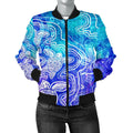 aboriginal-womens-bomber-jacket-sea-turtle-with-indigenous-patterns-blue