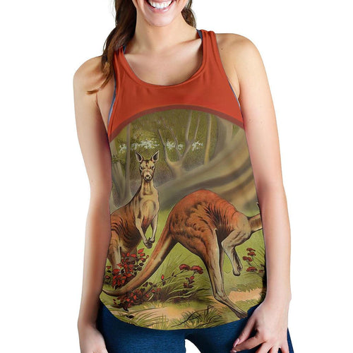 Racerback Tank - Koala Top Tank Landscape Art - Women - Vibe Hoodie