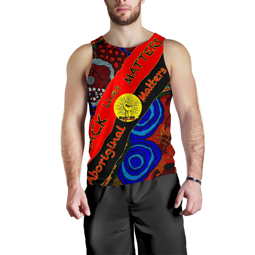 mens-tank-top-black-lives-matter-aboriginal-patterns