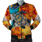 aboriginal-mens-bomber-jacket-turtle-indigenous-art